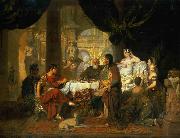 Gerard de Lairesse Cleopatras Banquet oil
